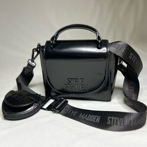 Steve Madden crossbody bag with heart pouch charm